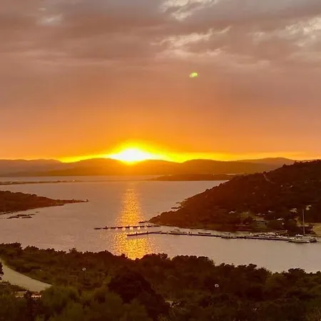 Sea Overlooking Seagull Island Porto Rafael